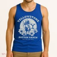 Yellowstone Ranch Solo Horseback Rider Tank Top thumb 3