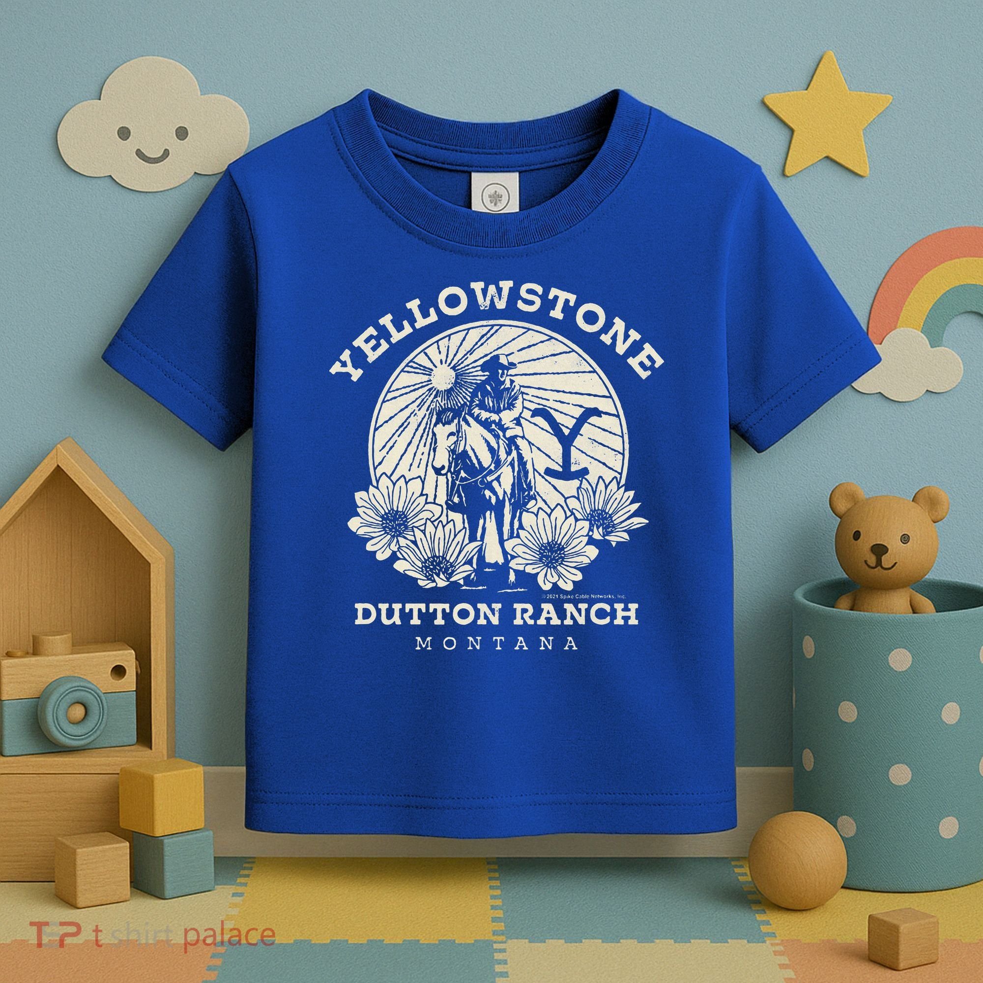 Yellowstone Ranch Solo Horseback Rider Toddler T-Shirt