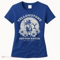 Yellowstone Ranch Solo Horseback Rider Women's T-Shirt thumb 0