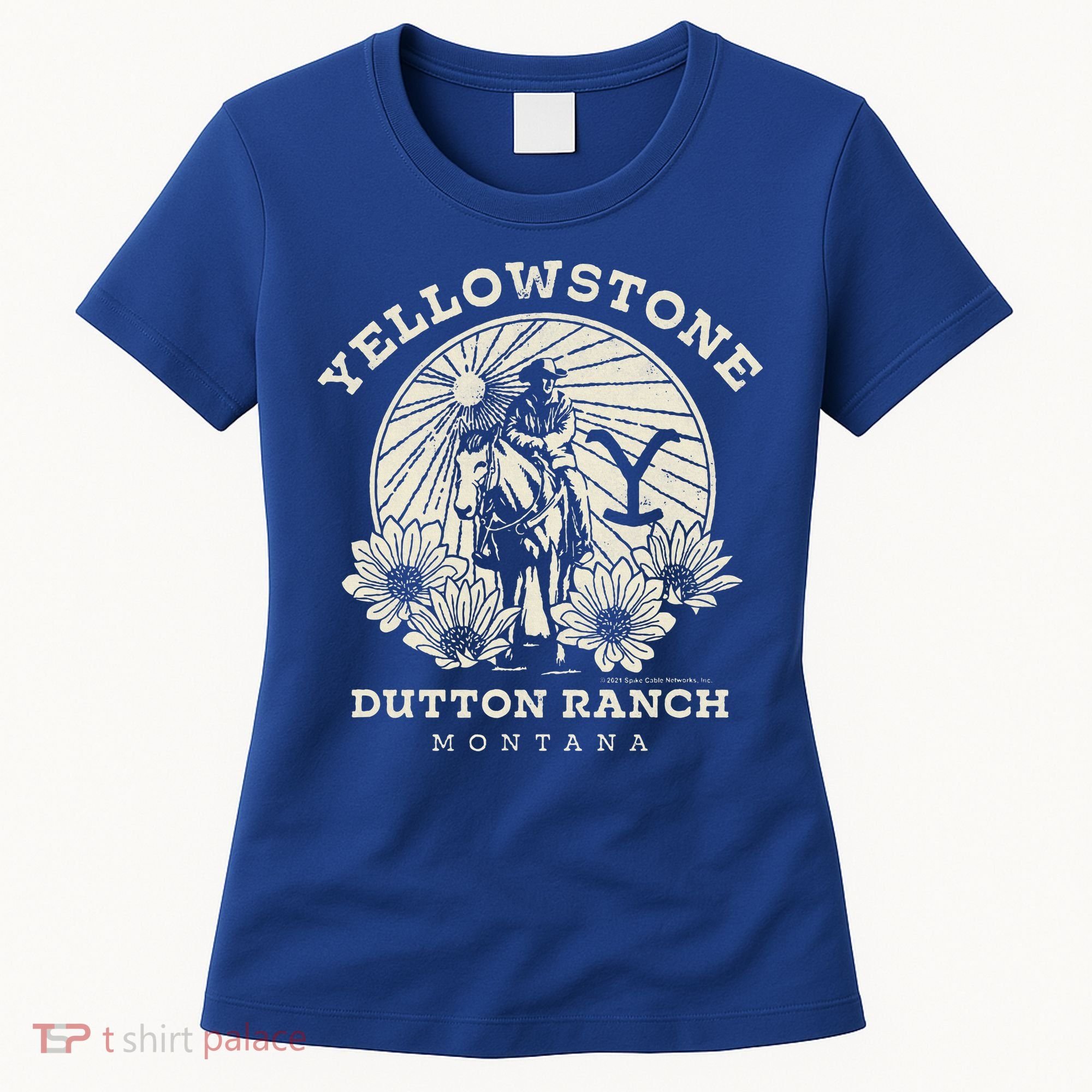 Yellowstone Ranch Solo Horseback Rider Women's T-Shirt