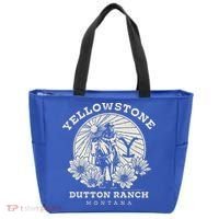 Yellowstone Ranch Solo Horseback Rider Tote Bag thumb 0