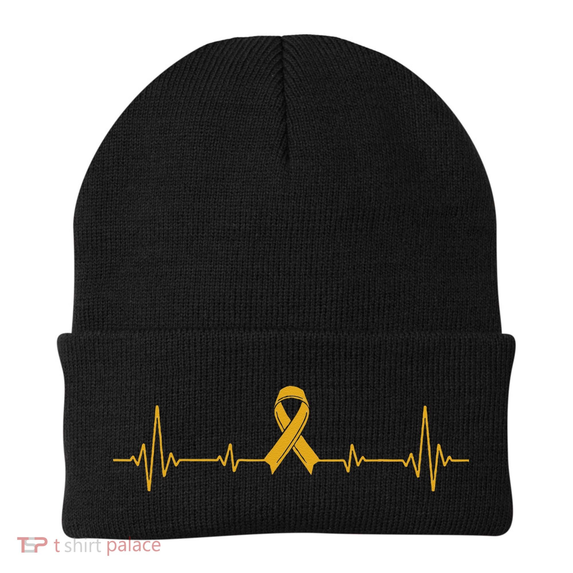 Yellow Ribbon Suicide Prevention Awareness Beanie