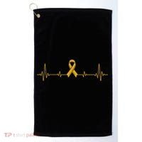 Yellow Ribbon Suicide Prevention Awareness Golf Towel thumb 0