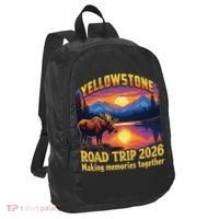 Yellowstone Road Trip 2026 Making Memories Together Port Authority Crush Ripstop Backpack thumb 0