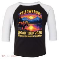 Yellowstone Road Trip 2026 Making Memories Together Toddler Fine Jersey T-Shirt thumb 0