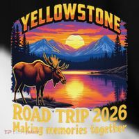 Yellowstone Road Trip 2026 Making Memories Together Toddler Fine Jersey T-Shirt thumb 2