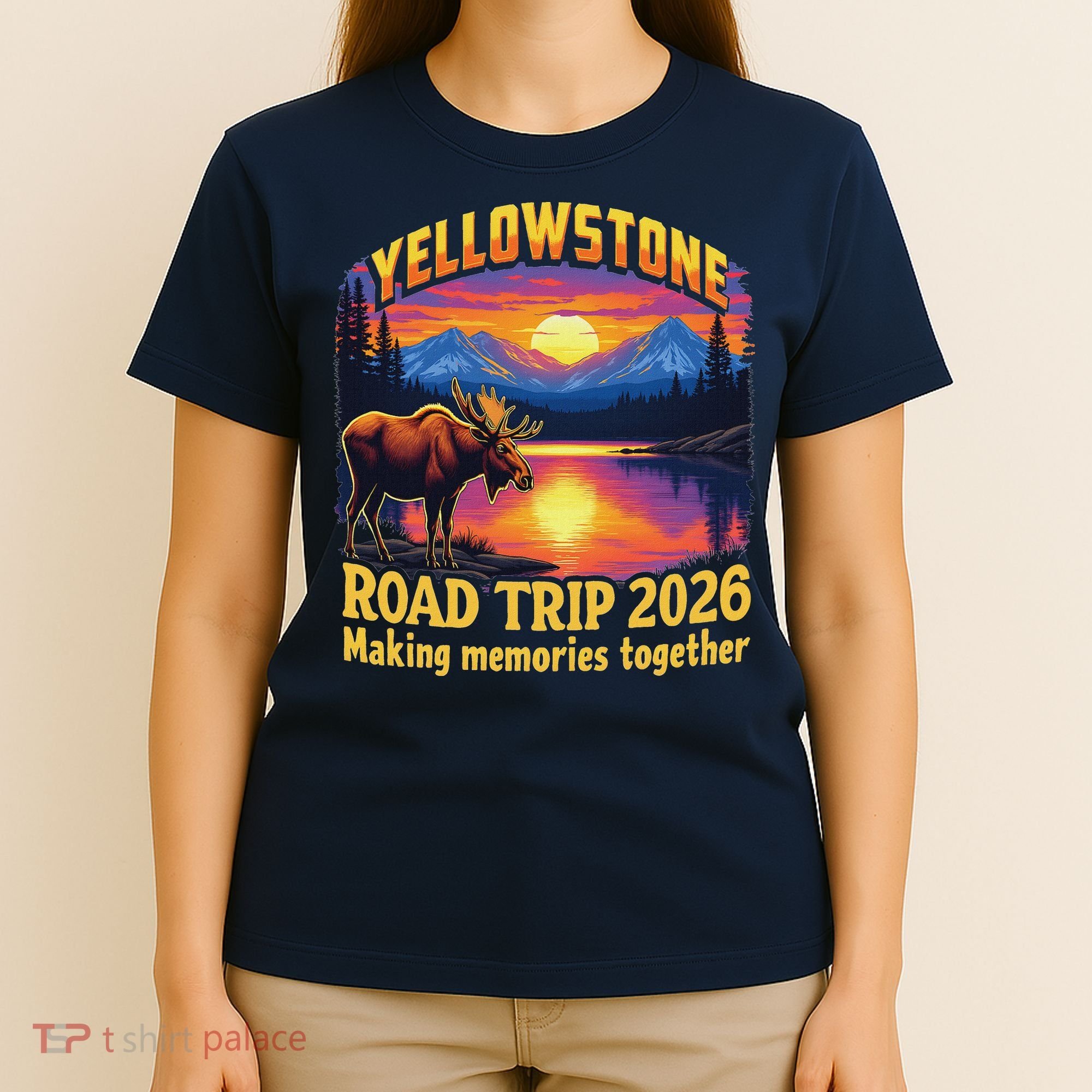 Yellowstone Road Trip 2026 Making Memories Together T-Shirt