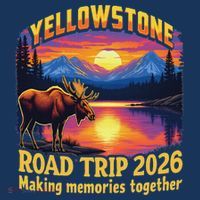 Yellowstone Road Trip 2026 Making Memories Together Women's Hoodie thumb 2