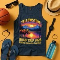 Yellowstone Road Trip 2026 Making Memories Together Tank Top thumb 4