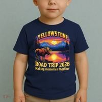 Yellowstone Road Trip 2026 Making Memories Together Toddler T-Shirt thumb 2
