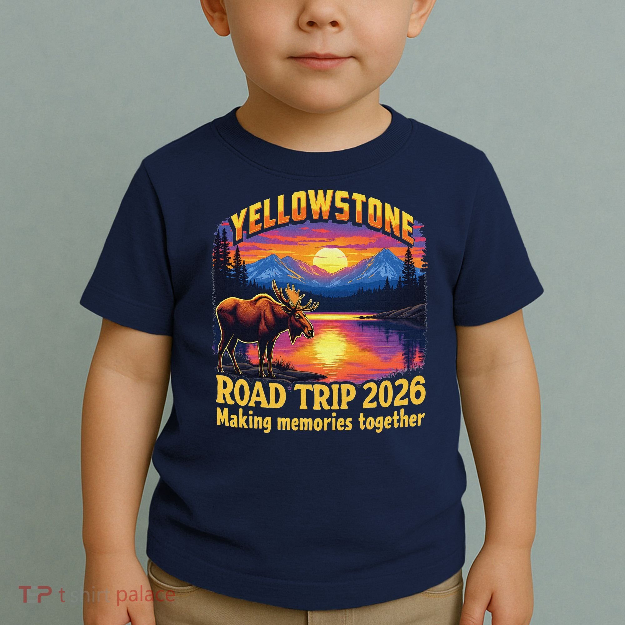 Yellowstone Road Trip 2026 Making Memories Together Toddler T-Shirt
