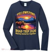 Yellowstone Road Trip 2026 Making Memories Together Women's Long Sleeve Shirt thumb 0