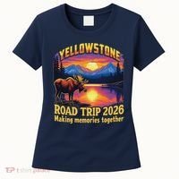 Yellowstone Road Trip 2026 Making Memories Together Women's T-Shirt thumb 0