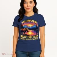 Yellowstone Road Trip 2026 Making Memories Together Women's T-Shirt thumb 4