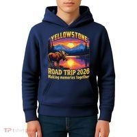 Yellowstone Road Trip 2026 Making Memories Together Kids Hoodie thumb 4