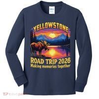 Yellowstone Road Trip 2026 Making Memories Together Kids Long Sleeve Shirt thumb 0