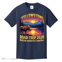 Yellowstone Road Trip 2026 Making Memories Together Kids T-Shirt thumb 0