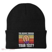 You Rushed Through Your Test Beanie thumb 0