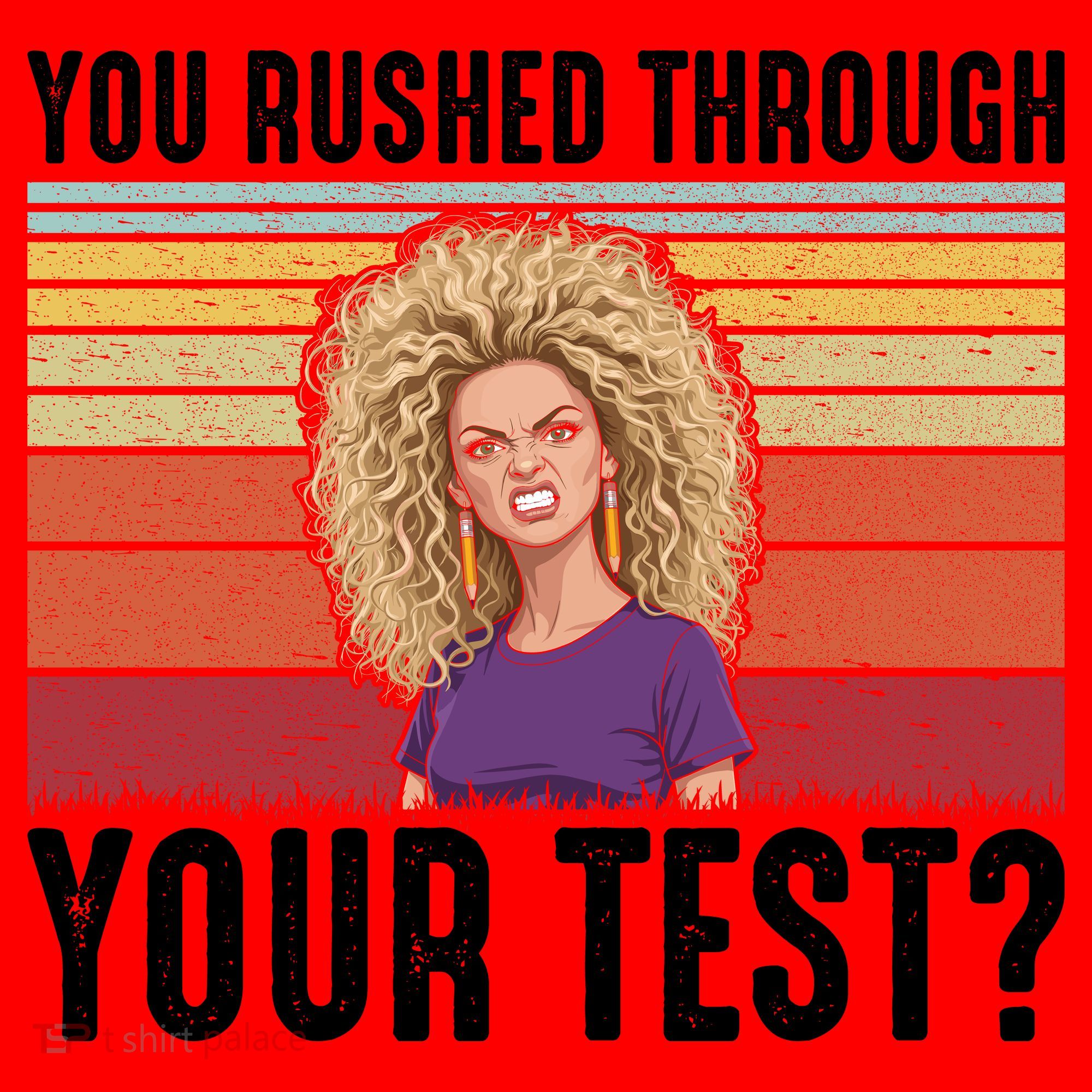 You Rushed Through Your Test Santa Hat