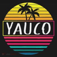 Yauco Retro Vintage Sun Puerto Rico Sunset T-Shirt thumb 7