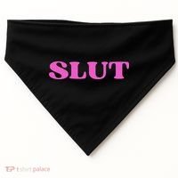 Yskk Slut Aesthetic Funny Sarcastic USA-Made Doggie Bandana thumb 0