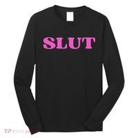 Yskk Slut Aesthetic Funny Sarcastic Long Sleeve Shirt thumb 0
