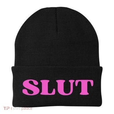 Yskk Slut Aesthetic Funny Sarcastic Beanie