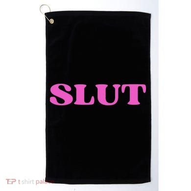 Yskk Slut Aesthetic Funny Sarcastic Golf Towel