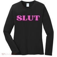 Yskk Slut Aesthetic Funny Sarcastic Women's Long Sleeve Shirt thumb 0