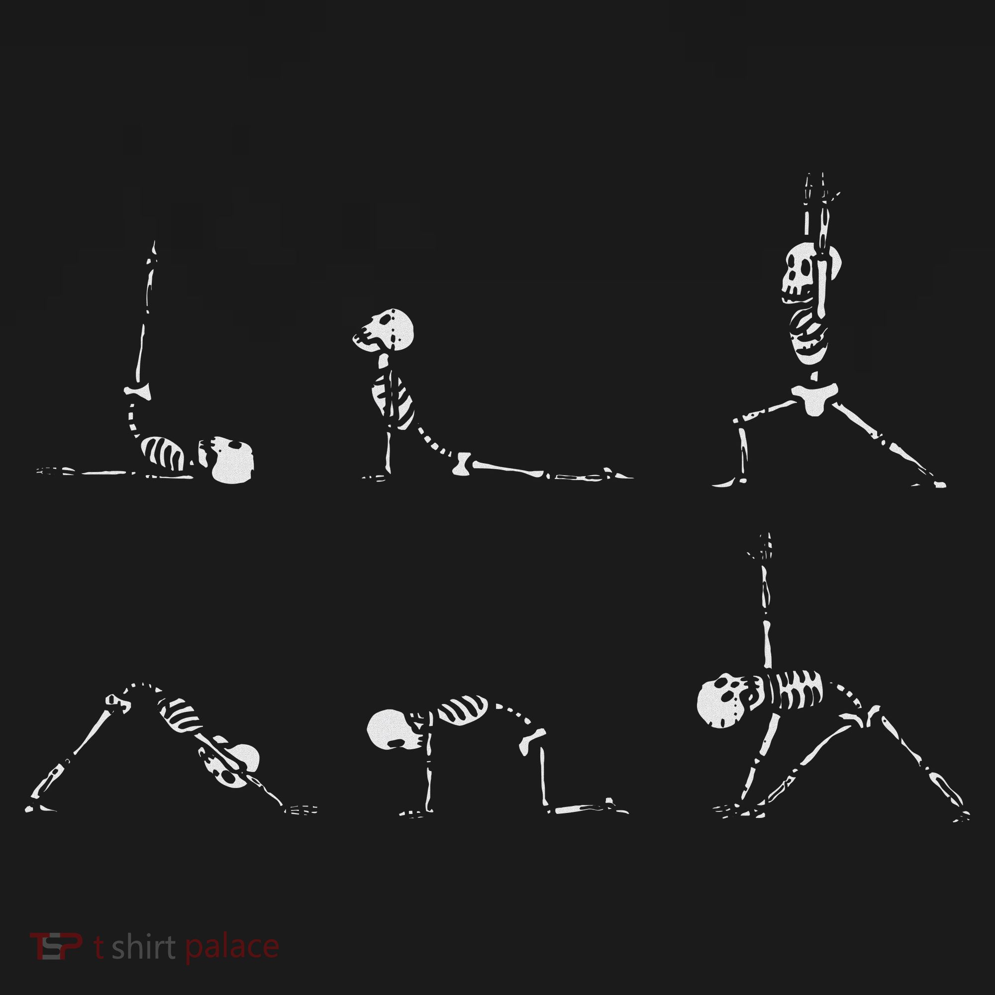 Yoga Skeletons Asana Namaste Funny Meditation Halloween Yogi Women's Hoodie