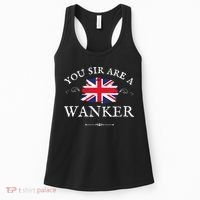 YOU SIR ARE A WANKER FUNNY BRITISH UK GB UNION JACK FLAG Women's Tank Top thumb 0