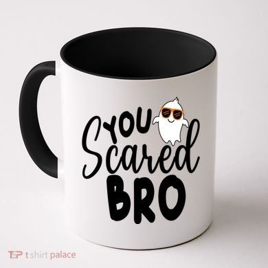 You Scared Bro Funny Halloween Ghost Coffee Mug