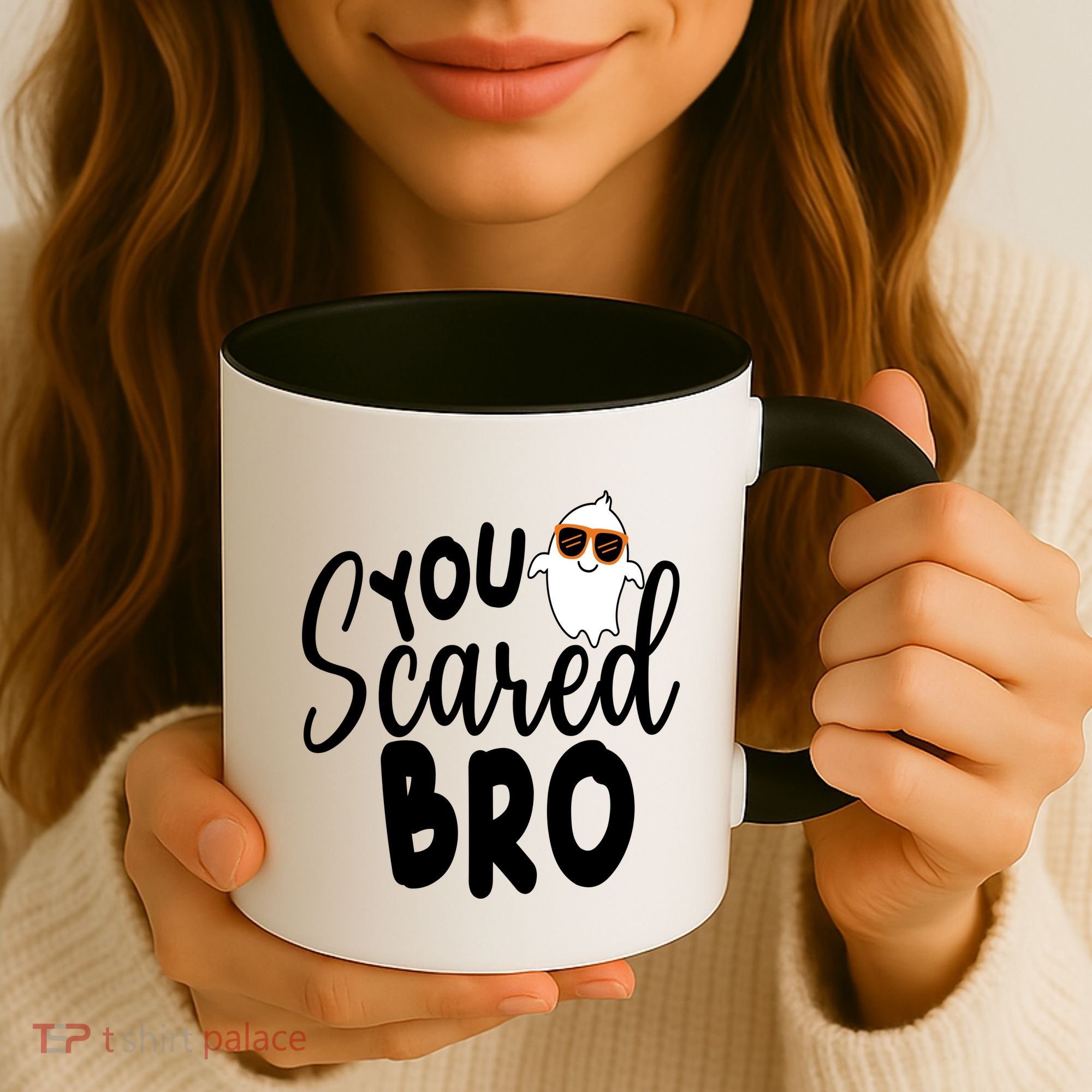You Scared Bro Funny Halloween Ghost Coffee Mug