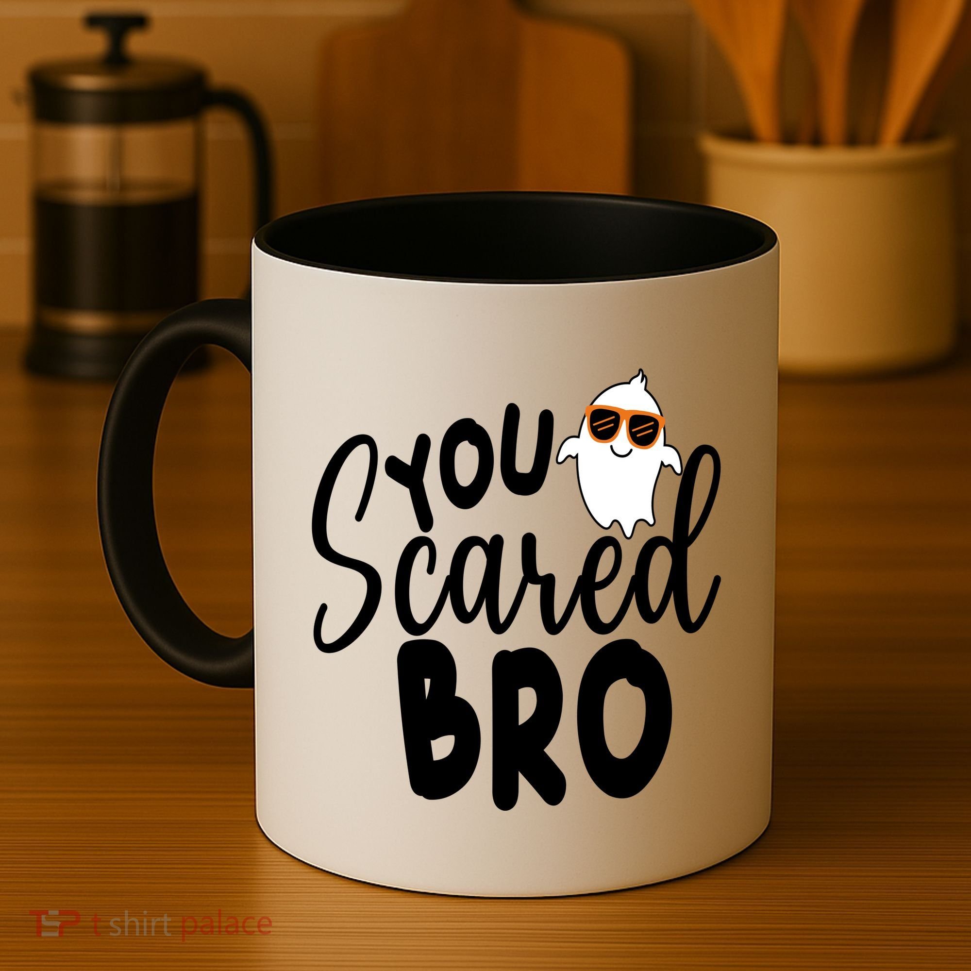 You Scared Bro Funny Halloween Ghost Coffee Mug