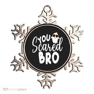 You Scared Bro Funny Halloween Ghost Ornament