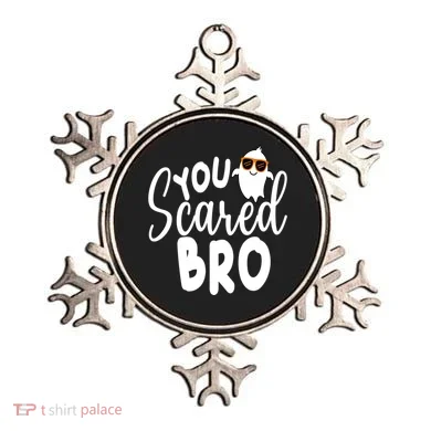 You Scared Bro Funny Halloween Ghost Ornament