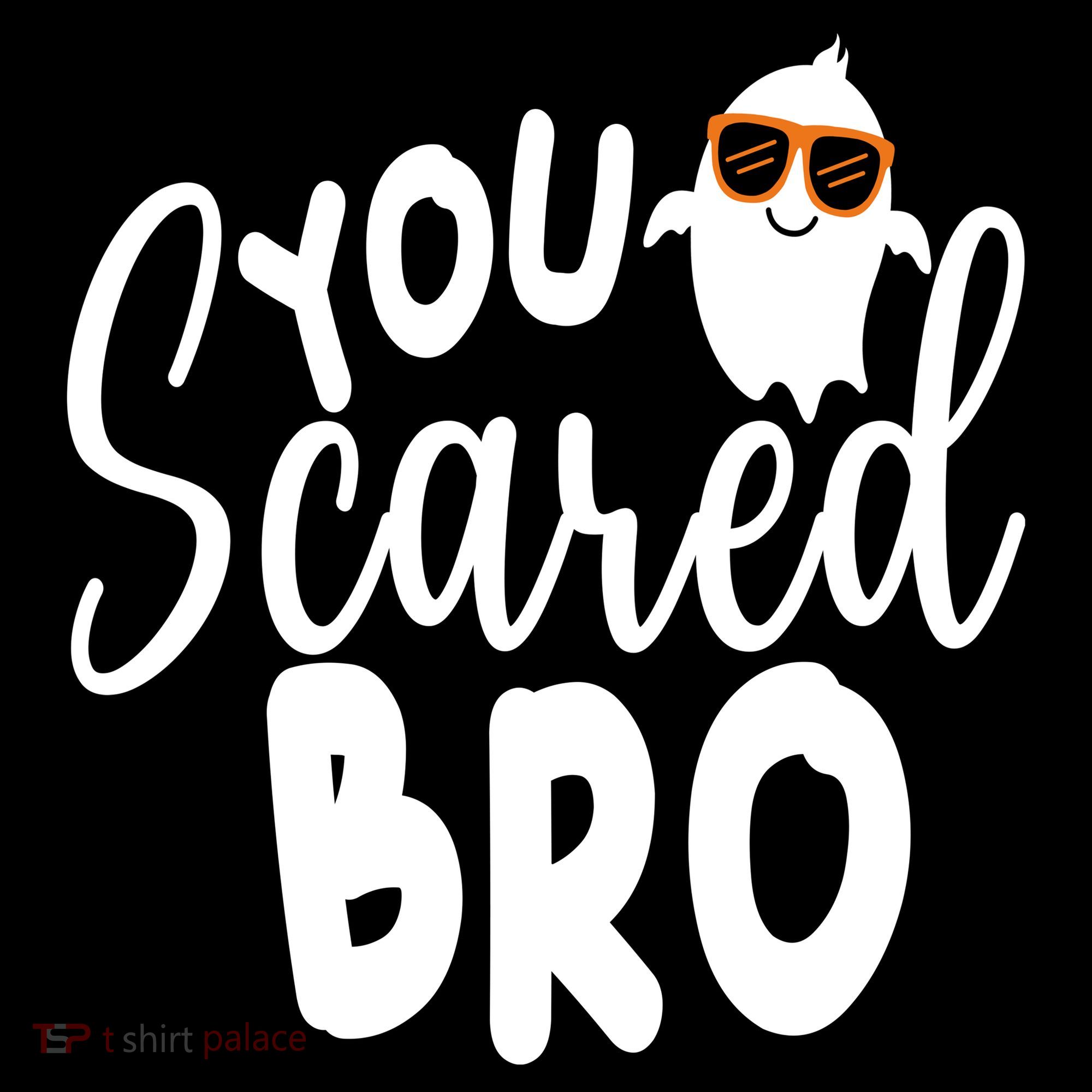 You Scared Bro Funny Halloween Ghost Toddler Hoodie
