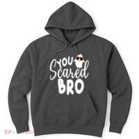 You Scared Bro Funny Halloween Ghost Hoodie thumb 0