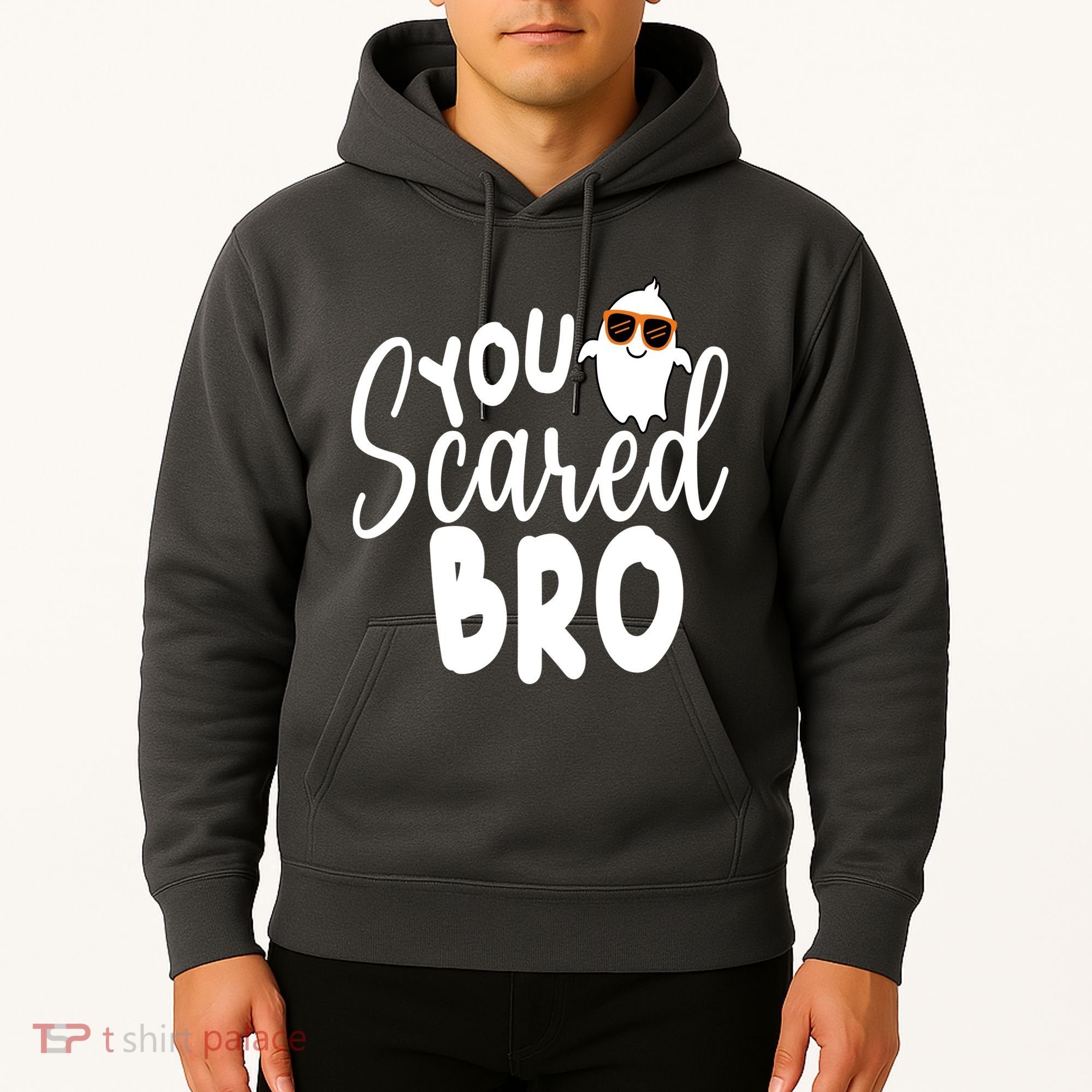 You Scared Bro Funny Halloween Ghost Hoodie