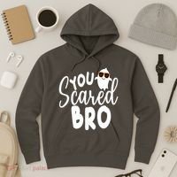 You Scared Bro Funny Halloween Ghost Hoodie thumb 3