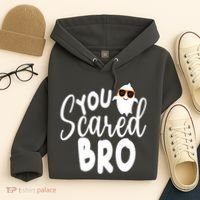 You Scared Bro Funny Halloween Ghost Hoodie thumb 4