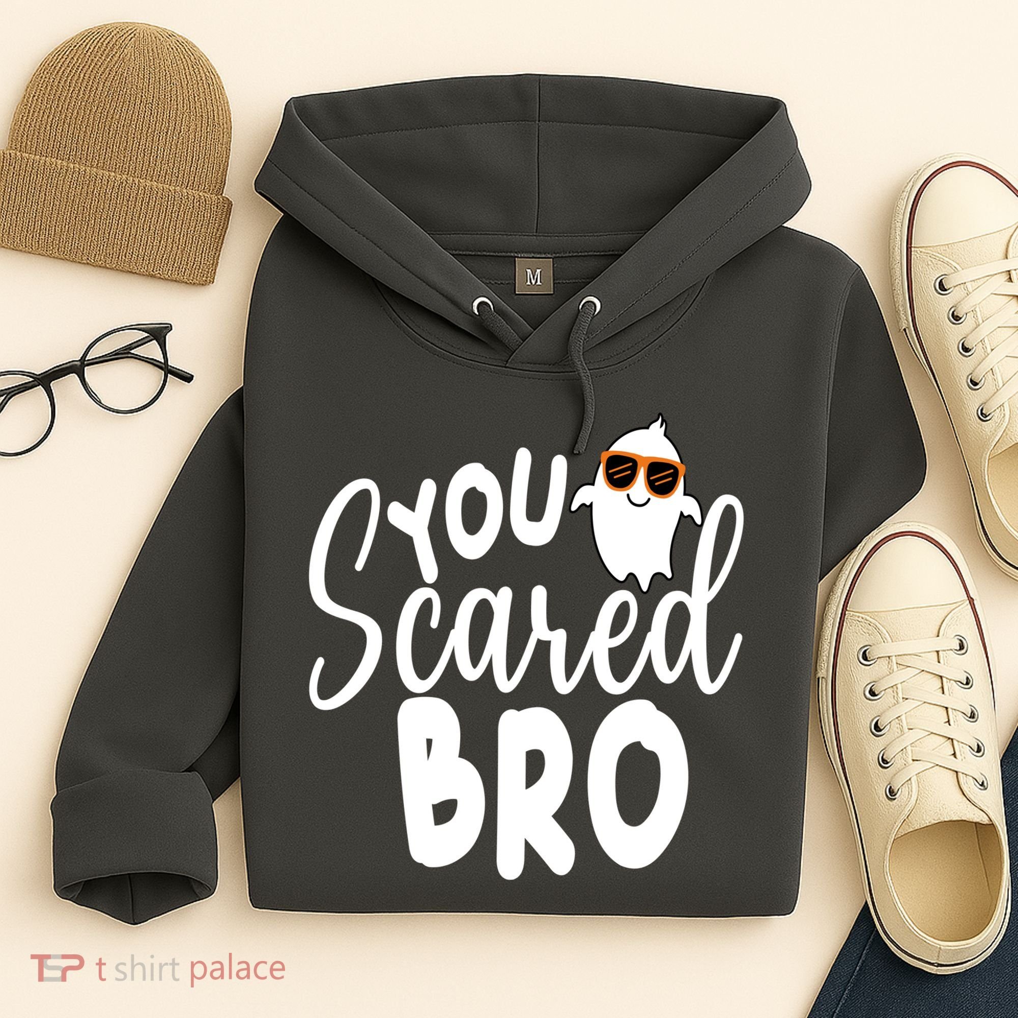 You Scared Bro Funny Halloween Ghost Hoodie