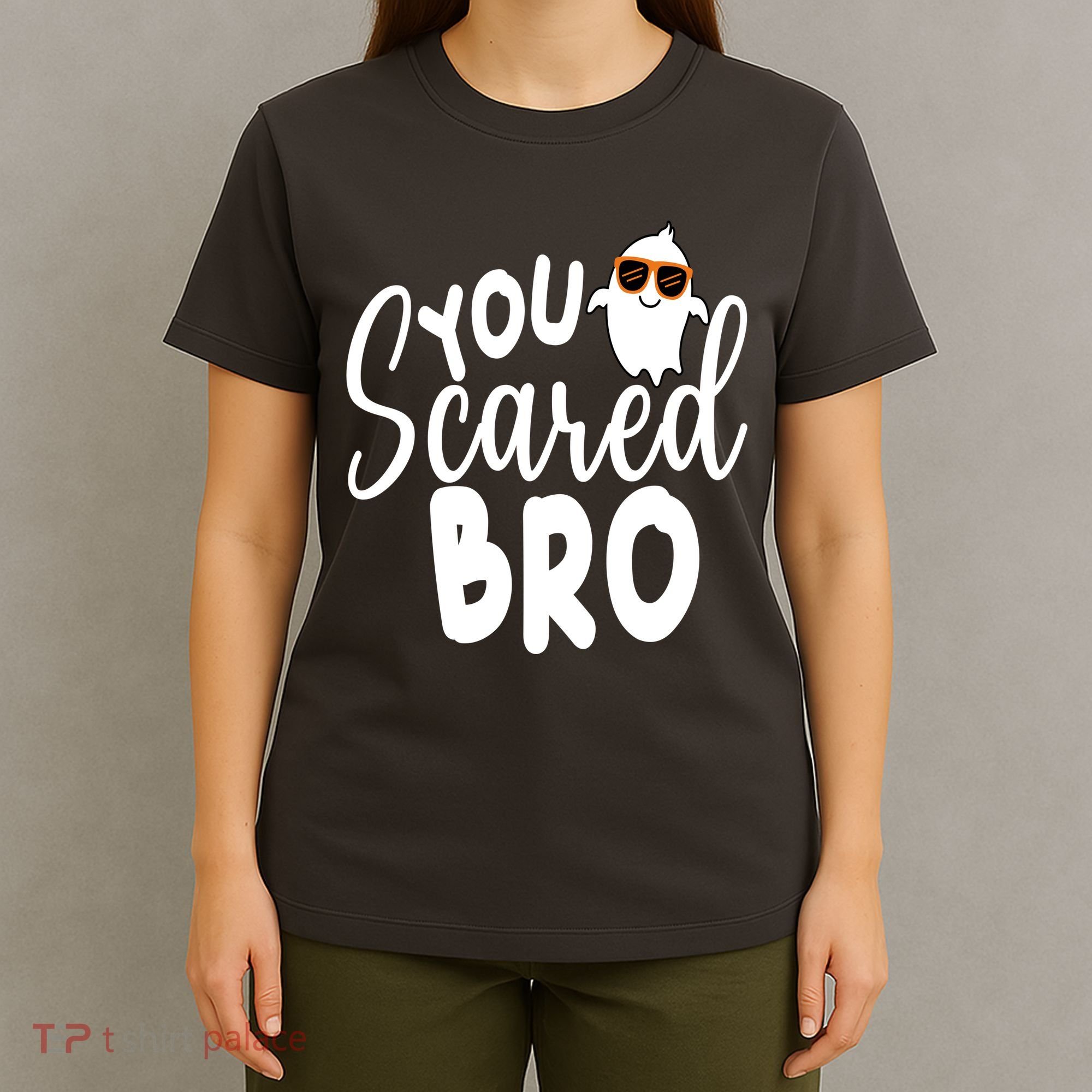 You Scared Bro Funny Halloween Ghost T-Shirt