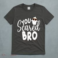 You Scared Bro Funny Halloween Ghost T-Shirt thumb 5