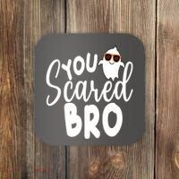 You Scared Bro Funny Halloween Ghost Coaster thumb 0