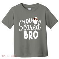 You Scared Bro Funny Halloween Ghost Toddler T-Shirt thumb 0