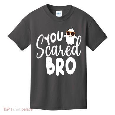 You Scared Bro Funny Halloween Ghost Kids T-Shirt