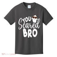 You Scared Bro Funny Halloween Ghost Kids T-Shirt thumb 0