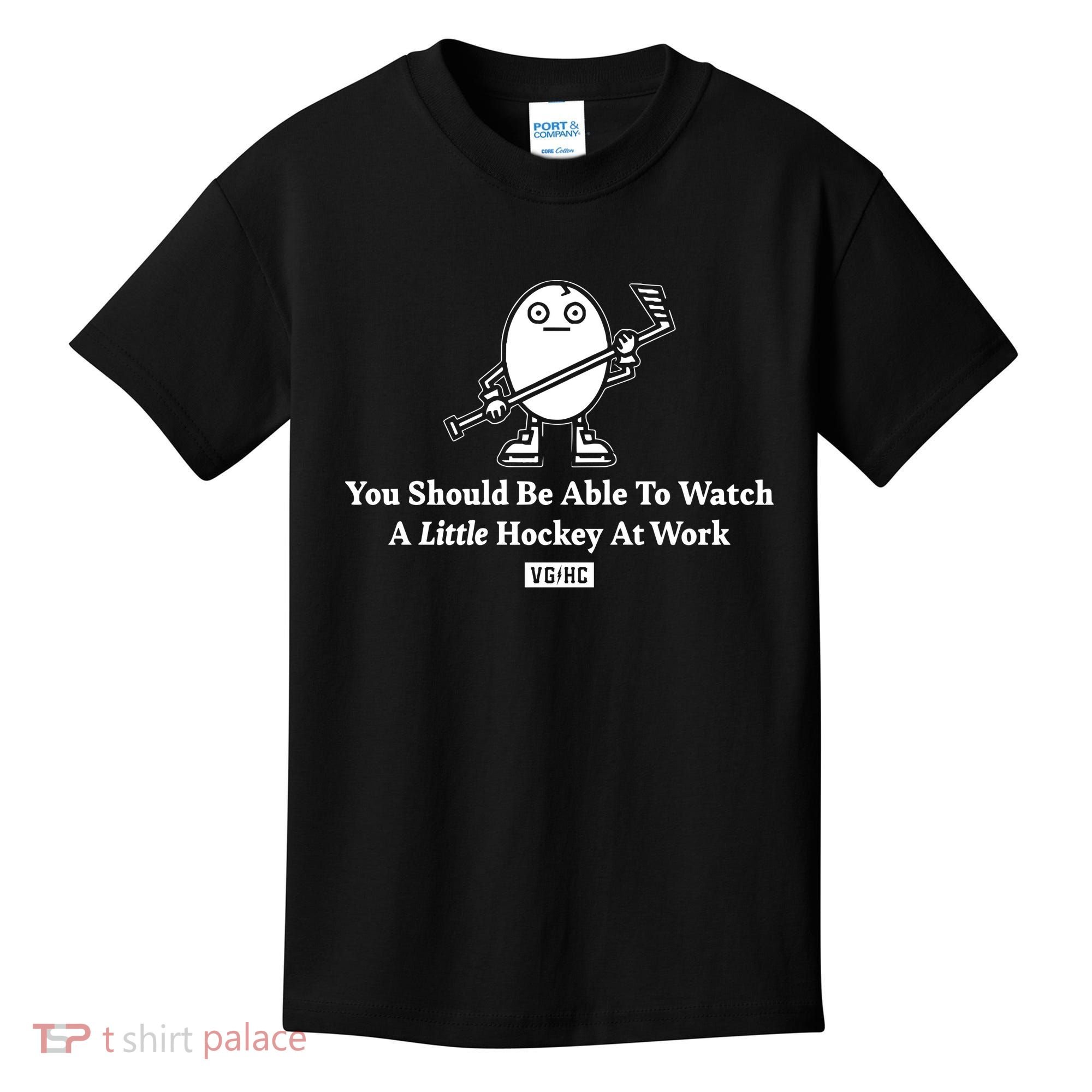 You Should Be Able To Watch A Little Hockey At Work Kids T-Shirt