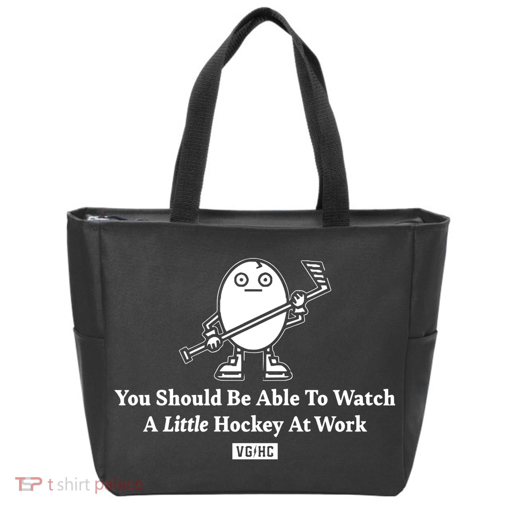 You Should Be Able To Watch A Little Hockey At Work Tote Bag